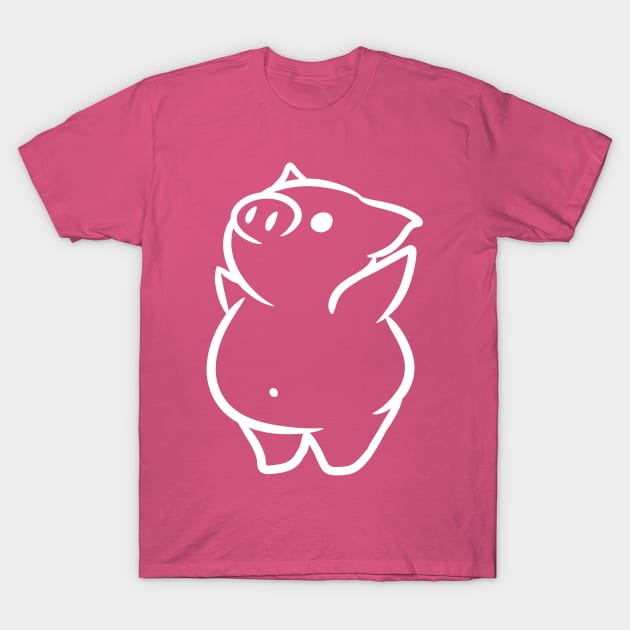 Piggy T-Shirt by Jossly_Draws